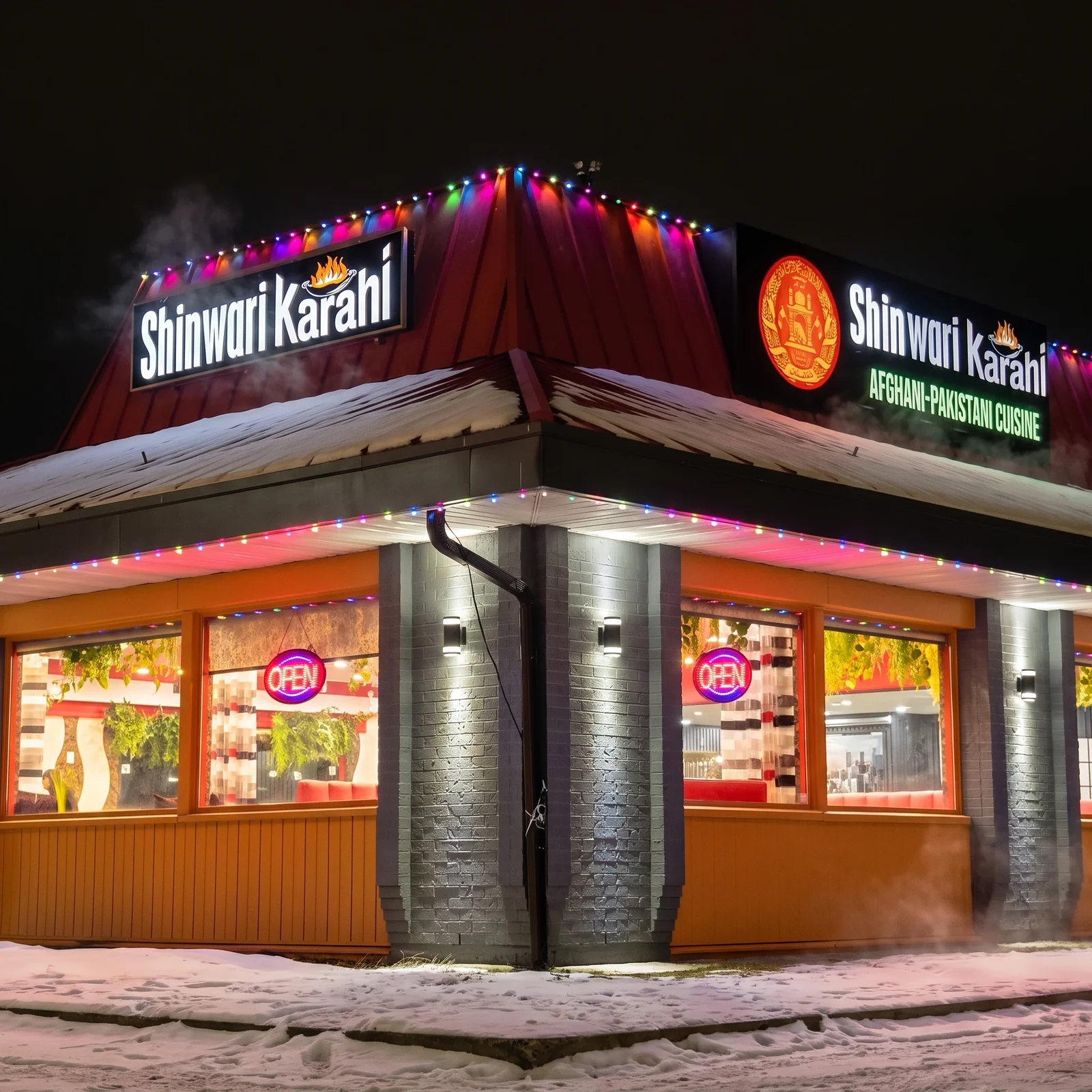 Shinwari Karahi storefront on Castleridge Boulevard NE, halal Afghan and Pakistani restaurant in Calgary